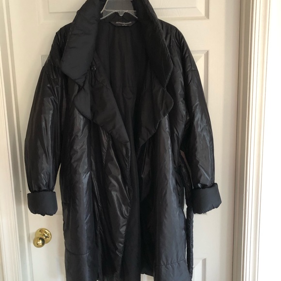 Rare blk Norma Kamali puffer sleeping bag coat” L - Picture 6 of 6